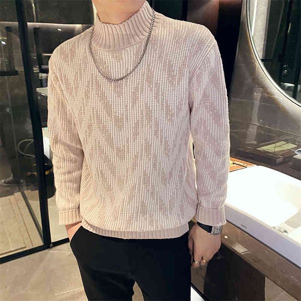 soft chenille veet men's half high collar slim fit knitted sweater 2021 winter casual long sve warm pullover homme, Black
soft chenille veet men's half high collar slim fit knitted sweater 2021 winter casual long sve warm pullover homme, Black