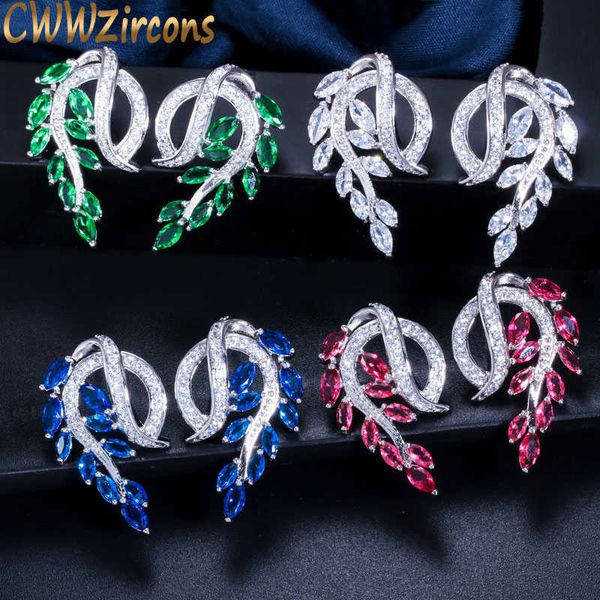 brand women fashion jewellry elegant leaf shape cubic zirconia inlay blue green crystal stud earrings cz379 210714, Golden;silver
brand women fashion jewellry elegant leaf shape cubic zirconia inlay blue green crystal stud earrings cz379 210714, Golden;silver