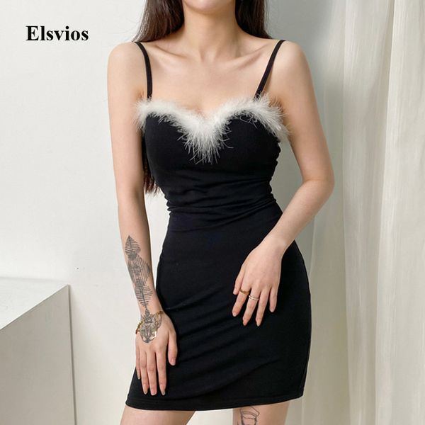 casual dresses 2021 spring patchwork feather fluffy ladies party v neck slim bodycon women spaghetti strap mini vestidos b8kr, Black;gray
casual dresses 2021 spring patchwork feather fluffy ladies party v neck slim bodycon women spaghetti strap mini vestidos b8kr, Black;gray