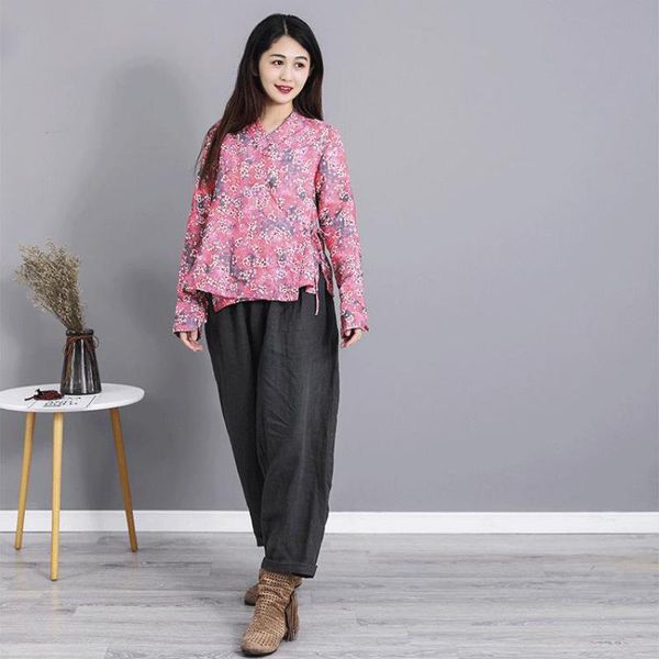 johnature women autumn winter cotton linen floral print v-neck lace up cardigan shirt fashion retro all-match women 210521, White
johnature women autumn winter cotton linen floral print v-neck lace up cardigan shirt fashion retro all-match women 210521, White