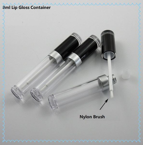 storage bottles & jars 15pcs 8ml cosmetic lip gloss tube glaze brush container clear black refillable bottle silver lipgloss oil wand
storage bottles & jars 15pcs 8ml cosmetic lip gloss tube glaze brush container clear black refillable bottle silver lipgloss oil wand