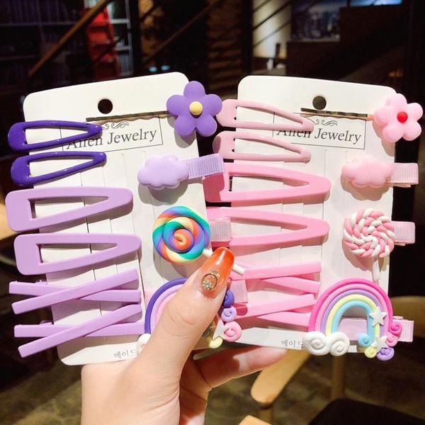 hair accessories 1set women girls cute flowers fruit clips sweet headwear ornament rainbow lollipop hairpins barrettes, Slivery;white
hair accessories 1set women girls cute flowers fruit clips sweet headwear ornament rainbow lollipop hairpins barrettes, Slivery;white