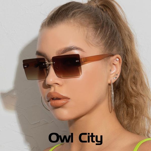 sunglasses fashion square rimless brown women men small sun glasses shades plastic sunglass uv400 eyewear, White;black
sunglasses fashion square rimless brown women men small sun glasses shades plastic sunglass uv400 eyewear, White;black