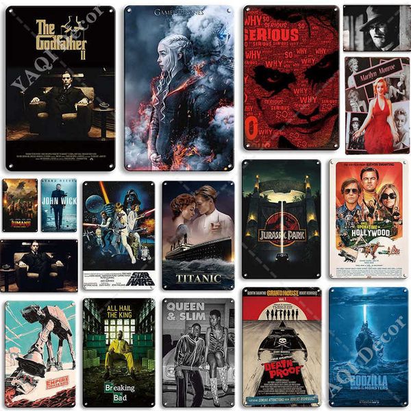 classic movie vintage poster tin sign plates decor for bar pub club man cave plaque metal wall art decora
classic movie vintage poster tin sign plates decor for bar pub club man cave plaque metal wall art decora