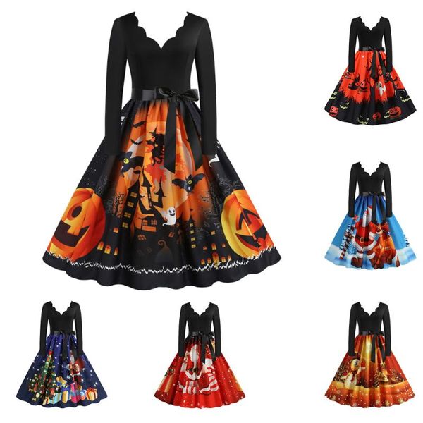 casual dresses 2022 halloween women's dress christmas costume party vintage long sleeve deep v-neck women winter ladies, Black;gray
casual dresses 2022 halloween women's dress christmas costume party vintage long sleeve deep v-neck women winter ladies, Black;gray