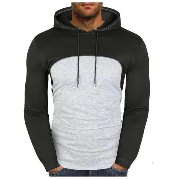 men's hoodies & sweatshirts fashion brand 2021 autumn winter casual splicing sweatshirt male #t2g, Black
men's hoodies & sweatshirts fashion brand 2021 autumn winter casual splicing sweatshirt male #t2g, Black