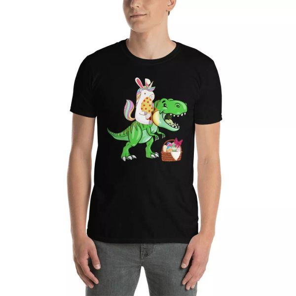unicorn riding dinosaur cute easter bunny unicorn t-rex egg hunt t-shirt, White;black
unicorn riding dinosaur cute easter bunny unicorn t-rex egg hunt t-shirt, White;black