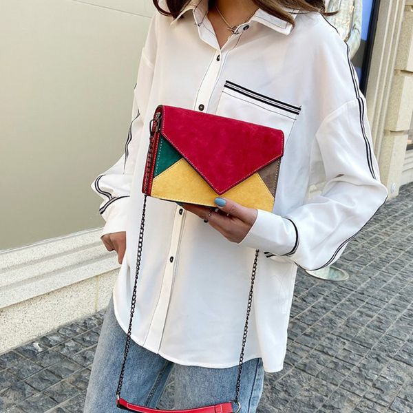 vintage women frosted stitching chain shoulder cross-body female simple fashion small square messenger handbag ladies travel bag c0508
vintage women frosted stitching chain shoulder cross-body female simple fashion small square messenger handbag ladies travel bag c0508