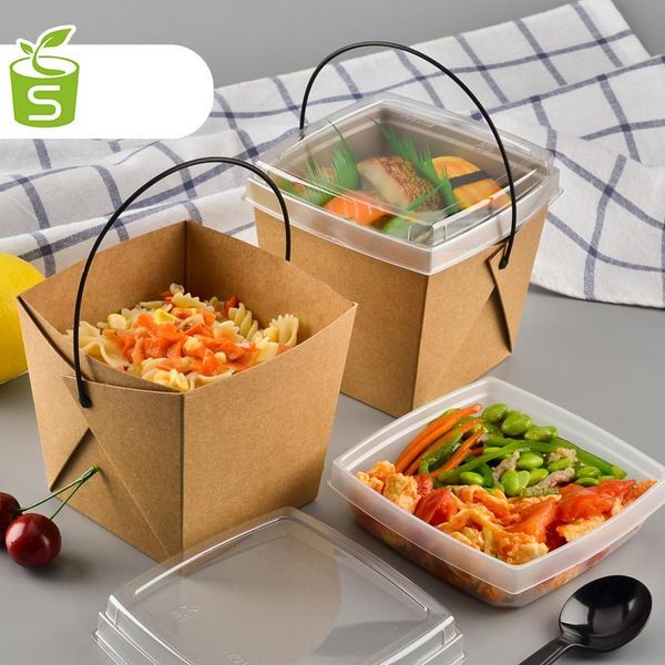 disposable take out containers creative portable double paper dining box packing lovely bento utensils outdoors 100pcs
disposable take out containers creative portable double paper dining box packing lovely bento utensils outdoors 100pcs