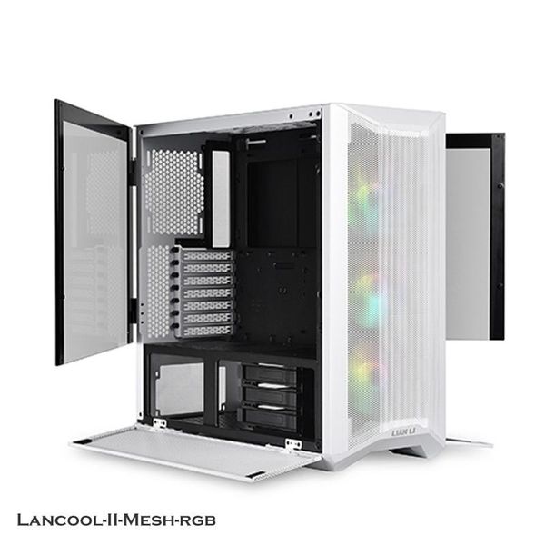 lancool ii mesh rgb pc chassis with front panel suport e-atx(12x10.9 inches/atx(width 280mm/m-atx/tx mb black/white fans & coolings
lancool ii mesh rgb pc chassis with front panel suport e-atx(12x10.9 inches/atx(width 280mm/m-atx/tx mb black/white fans & coolings