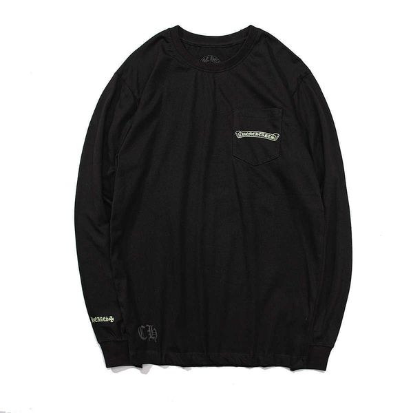 brand crosin sleeve brand ch long chrome-hearts base shirt chao printed letter fluorescent green cross group men's and wome, Black
brand crosin sleeve brand ch long chrome-hearts base shirt chao printed letter fluorescent green cross group men's and wome, Black