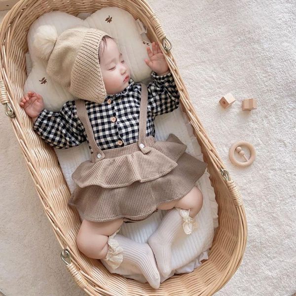 clothing sets arrival babies plaid shirts romper infant girls full sleeve clothes girl strap outfits born bodysuits child dress, White
clothing sets arrival babies plaid shirts romper infant girls full sleeve clothes girl strap outfits born bodysuits child dress, White
