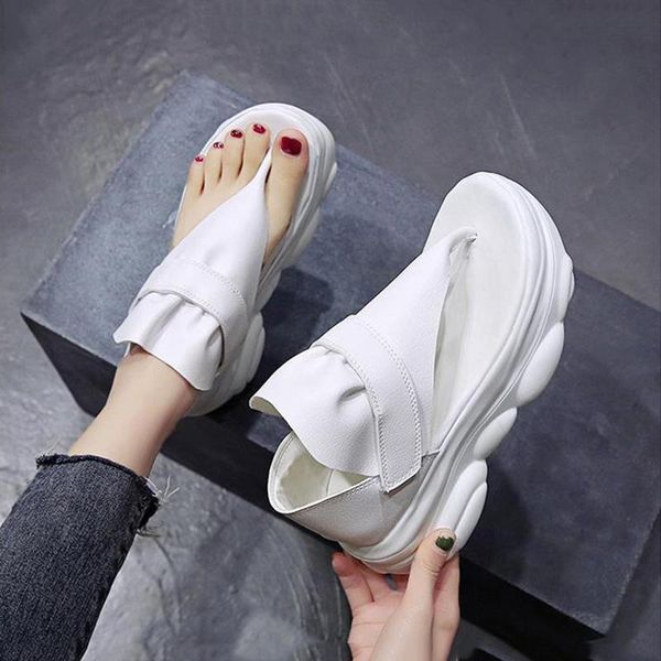 dress shoes white pu leather hollow out woman platform flip flops hook & loop flat with sandals designer retro peep toe non-slip rome, Black
dress shoes white pu leather hollow out woman platform flip flops hook & loop flat with sandals designer retro peep toe non-slip rome, Black