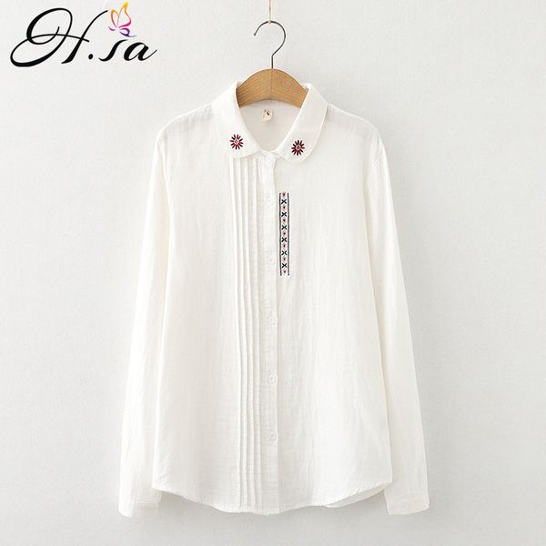 hsa women spring long sleeve and shirts turn donw collar floral embroidery sunflower white shirt chic blouse 210417
hsa women spring long sleeve and shirts turn donw collar floral embroidery sunflower white shirt chic blouse 210417