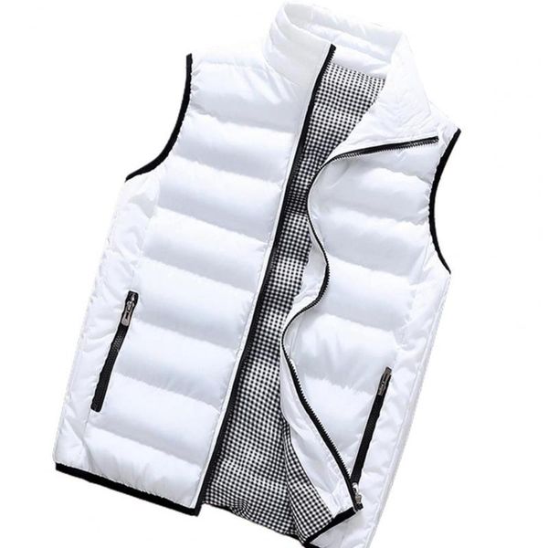 men's vests casual vest men winter plaid stand collar cotton plus size zipper pockets warm waistcoat male veste fashion, Black;white
men's vests casual vest men winter plaid stand collar cotton plus size zipper pockets warm waistcoat male veste fashion, Black;white