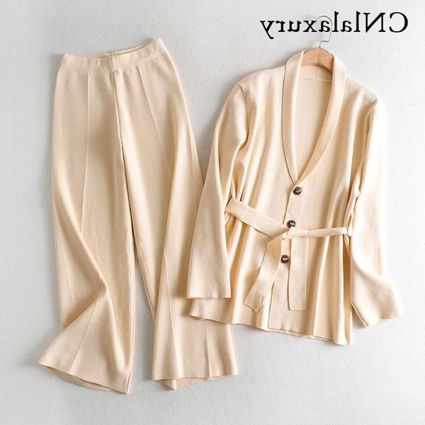 women's two piece pants set women knit cardigan long sleeve sweater coat + wide leg sets elegant v-neck jacket trousers 2pcs outfits, White
women's two piece pants set women knit cardigan long sleeve sweater coat + wide leg sets elegant v-neck jacket trousers 2pcs outfits, White
