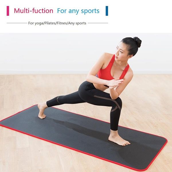 yoga mats 10mm thick non-slip mat nbr fitness pilates anti-tearing edge beginner 72x24inch - black
yoga mats 10mm thick non-slip mat nbr fitness pilates anti-tearing edge beginner 72x24inch - black