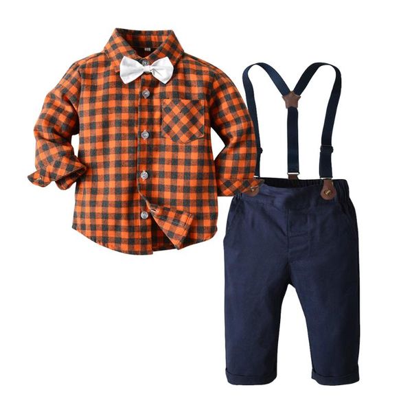 clothing sets child's children fashion cotton long sleeve clothes set bow tie plaid blouse pants child suits boy school wear spring, White
clothing sets child's children fashion cotton long sleeve clothes set bow tie plaid blouse pants child suits boy school wear spring, White