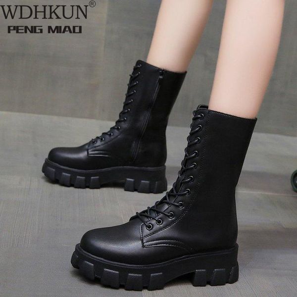 boots 2021 women long mid calf autumn winter shoes platform lace up pu woman fashion plus size footwear female comfort botas, Black
boots 2021 women long mid calf autumn winter shoes platform lace up pu woman fashion plus size footwear female comfort botas, Black