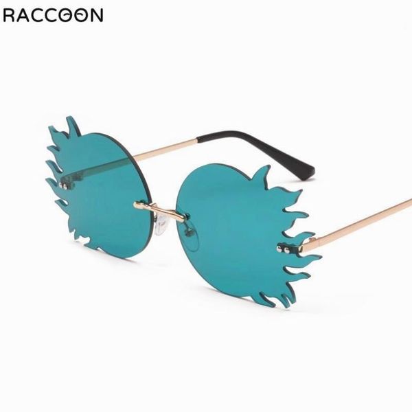 sunglasses rimless round flame men ladies uv400 driving funny glasses women concave frameless shape dance party sun punk eyewear, White;black
sunglasses rimless round flame men ladies uv400 driving funny glasses women concave frameless shape dance party sun punk eyewear, White;black
