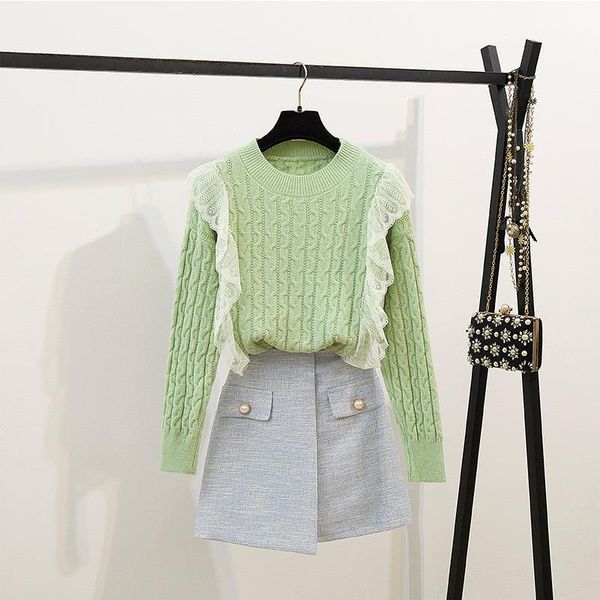 two piece dress ichoix lace sweater skirt set women 2 korean style outfits cute winter 2pcs irregular mini, White
two piece dress ichoix lace sweater skirt set women 2 korean style outfits cute winter 2pcs irregular mini, White