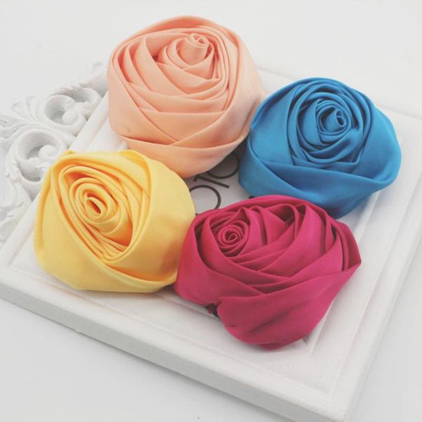 4pcs 3" girl large solid soft satin flower hair clips rolled rose flowers child barrettes girls headdress accessories, Slivery;white
4pcs 3" girl large solid soft satin flower hair clips rolled rose flowers child barrettes girls headdress accessories, Slivery;white