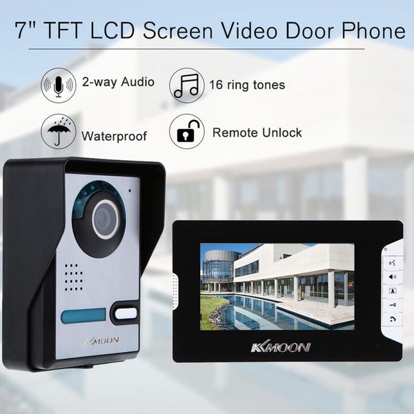 video intercom wired door phone doorbell with 7- inch color monitor and waterproof support unlock phones
video intercom wired door phone doorbell with 7- inch color monitor and waterproof support unlock phones