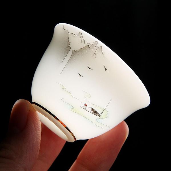 cups & saucers 2pcs white jade tea cup 40ml porcelain originality landscape teacup master bowl chinese teaware ceramic
cups & saucers 2pcs white jade tea cup 40ml porcelain originality landscape teacup master bowl chinese teaware ceramic