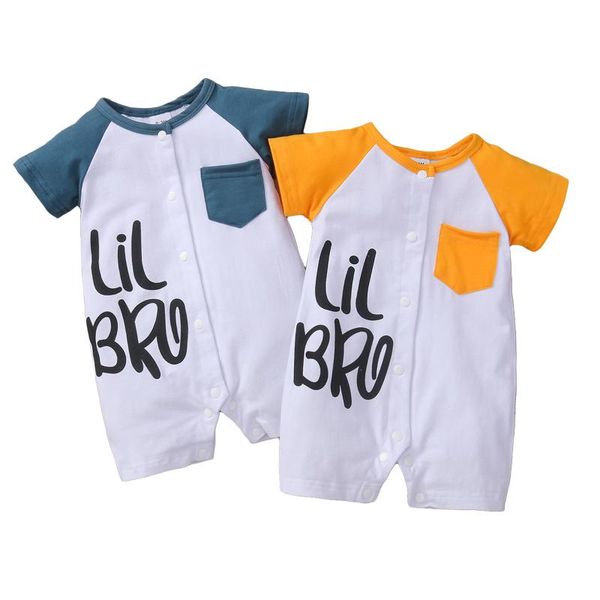 jumpsuits summer born baby boys rompers casual letter printed short sleeve cotton jumpsuit single-breasted romper clothes, Blue
jumpsuits summer born baby boys rompers casual letter printed short sleeve cotton jumpsuit single-breasted romper clothes, Blue