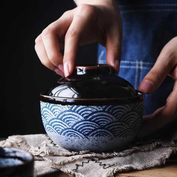 bowls tableware stew bowl ceramic dessert steamed egg soup with lid japanese underglaze color ramen
bowls tableware stew bowl ceramic dessert steamed egg soup with lid japanese underglaze color ramen