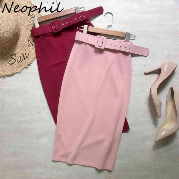 neophil summer ladies chiffon wrap pencil skirt sashes high waist stretch solid elegant office work knee-length saia s21401 210708, Black
neophil summer ladies chiffon wrap pencil skirt sashes high waist stretch solid elegant office work knee-length saia s21401 210708, Black