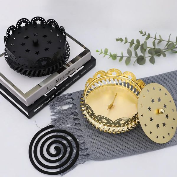 fragrance lamps iron mosquito coil holder hollow box round incense burner anti scald wrought home office living room
fragrance lamps iron mosquito coil holder hollow box round incense burner anti scald wrought home office living room