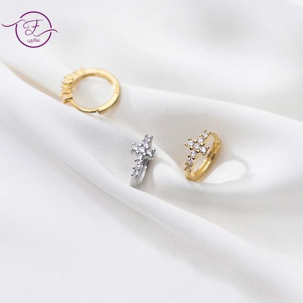hoop & huggie 925 sterling silver earrings personality cross zircon sweet design ear jewelry for women luxury gold gift, Golden;silver
hoop & huggie 925 sterling silver earrings personality cross zircon sweet design ear jewelry for women luxury gold gift, Golden;silver