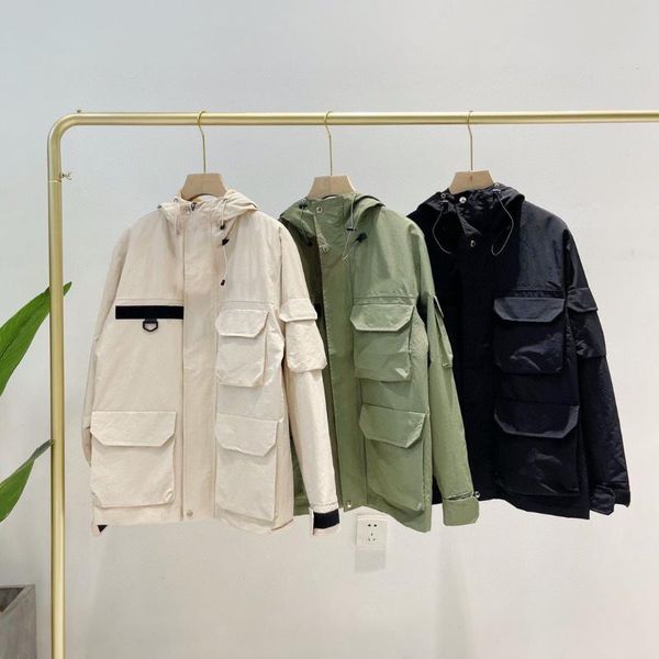 men's jackets fall 2021 jacket fashion thin loose trend couple multi-pocket long-sleeved hooded dress, Black;brown
men's jackets fall 2021 jacket fashion thin loose trend couple multi-pocket long-sleeved hooded dress, Black;brown