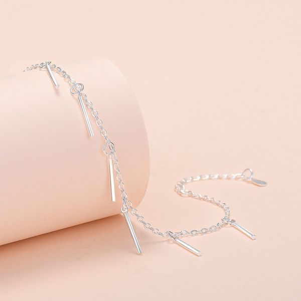 tassel bracelet female korean fashion simple plated 925 silver cross chain net red live broadcast jewelry, Black
tassel bracelet female korean fashion simple plated 925 silver cross chain net red live broadcast jewelry, Black