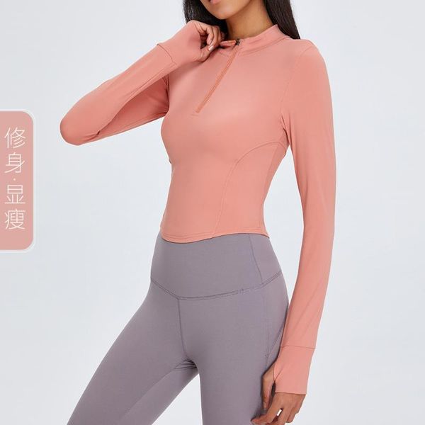 yoga outfit euty 2021 autumn and winter nude sense slim wear women half zipper long sleeve fitness jacket running sports coat
yoga outfit euty 2021 autumn and winter nude sense slim wear women half zipper long sleeve fitness jacket running sports coat
