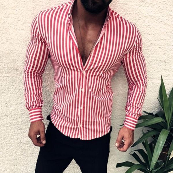 men's casual shirts spring and autumn men turn down collar long sleeve vertical stripes slim buttons male for work daily wear, White;black
men's casual shirts spring and autumn men turn down collar long sleeve vertical stripes slim buttons male for work daily wear, White;black
