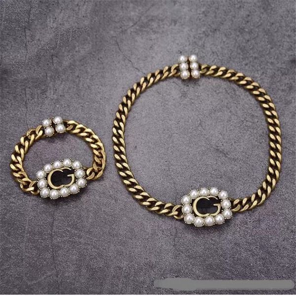 luxury jewelry designer women necklace pearl pendant necklaces with color diamonds brass retro gold bracelets and chains fashion, Gray
luxury jewelry designer women necklace pearl pendant necklaces with color diamonds brass retro gold bracelets and chains fashion, Gray