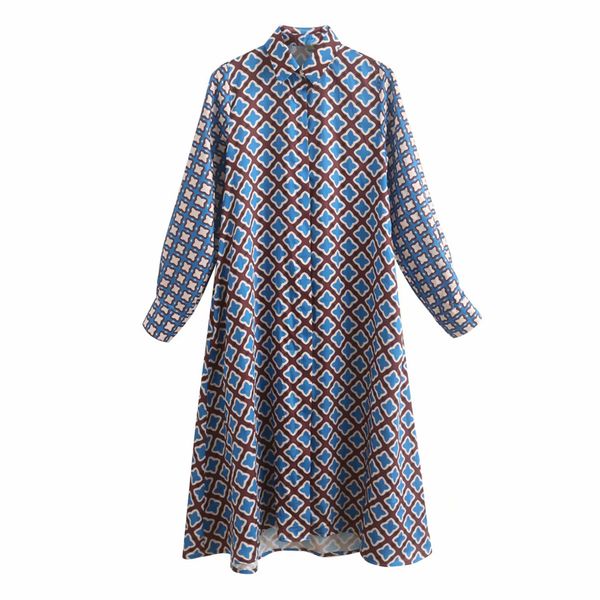 2021 women summer vintage print dress long sleeve turn-down collar buttons dresses female elegant straight shirts dress vestidos, Black;gray
2021 women summer vintage print dress long sleeve turn-down collar buttons dresses female elegant straight shirts dress vestidos, Black;gray