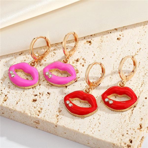 hoop & huggie 1pc cute enamel hollow lips earrings for women party jewelry fashion shiny zircon red ear stud e785, Golden;silver
hoop & huggie 1pc cute enamel hollow lips earrings for women party jewelry fashion shiny zircon red ear stud e785, Golden;silver