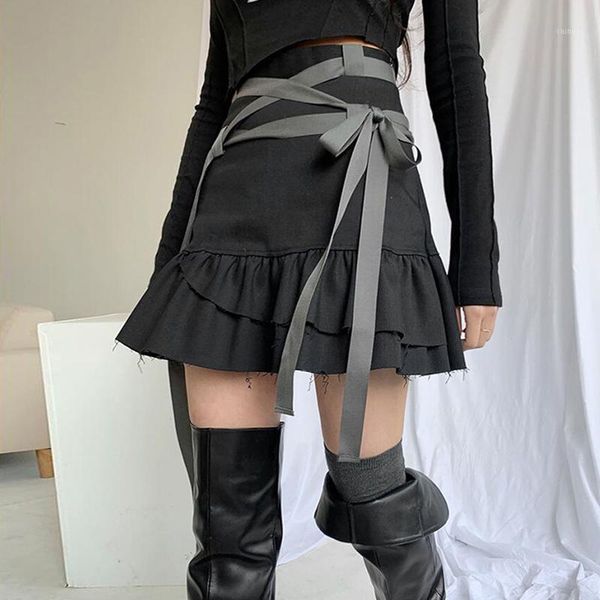 y2k black skirt for women harajuku egirl gothic clothes streetwear lolita kawaii bow ruffled a-line high-waisted mini skirts
y2k black skirt for women harajuku egirl gothic clothes streetwear lolita kawaii bow ruffled a-line high-waisted mini skirts