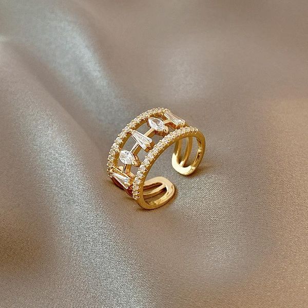 wedding rings fashion recommend jewelry european hollow double zircon women's creative design simple women ring bridal for girls, Slivery;golden
wedding rings fashion recommend jewelry european hollow double zircon women's creative design simple women ring bridal for girls, Slivery;golden