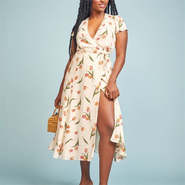 summer women's dress casual flower print v-neck short-sleeved belt decoration slim vestidos 210430, Black;gray
summer women's dress casual flower print v-neck short-sleeved belt decoration slim vestidos 210430, Black;gray