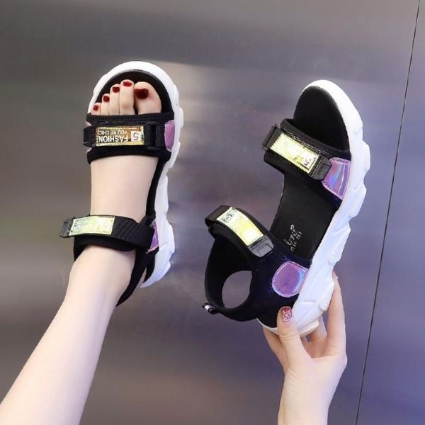 sandals shoes women slippers summer 2021 fashion women's flat sports sandales femmes, Black
sandals shoes women slippers summer 2021 fashion women's flat sports sandales femmes, Black
