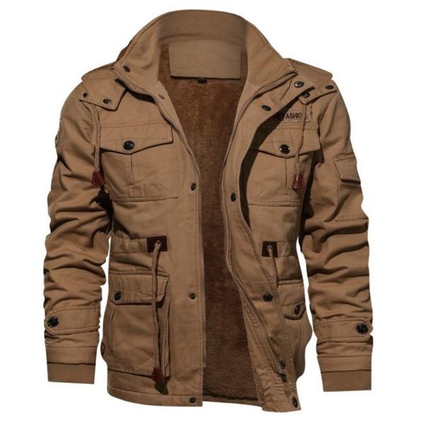 men's jackets autumn and winter detachable hooded cotton washed plus velvet padded jacket large size casual, Black;brown
men's jackets autumn and winter detachable hooded cotton washed plus velvet padded jacket large size casual, Black;brown