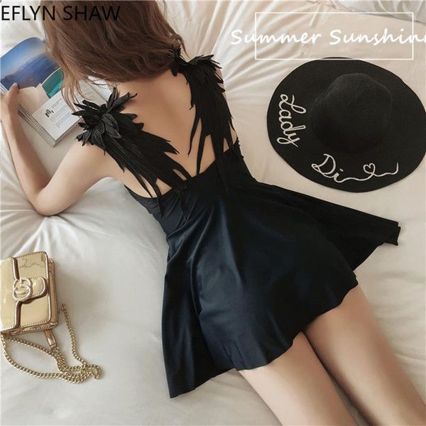 one-piece suits one piece swinsuits women siamese wings swimming slim conservative black white suit sweet swimwear cute swim dress
one-piece suits one piece swinsuits women siamese wings swimming slim conservative black white suit sweet swimwear cute swim dress