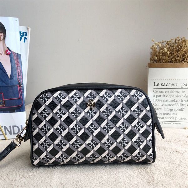 2021 new tb printed lingge cosmetic bag hand small hand women's mobile phone bag 82395
