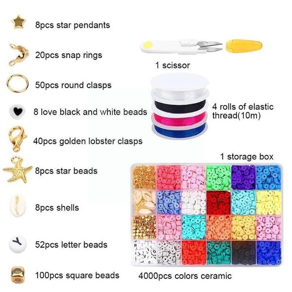 link, chain soft ceramic beads 24 grids boxed color discs bohemia girl diy accessories jewelry gift bracelet wholesale child jewelr b8y5, Black
link, chain soft ceramic beads 24 grids boxed color discs bohemia girl diy accessories jewelry gift bracelet wholesale child jewelr b8y5, Black