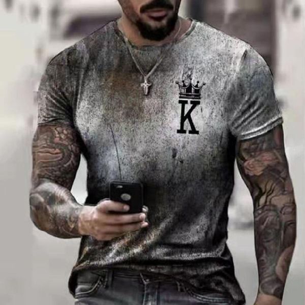men's t-shirts 2021 summer t-shirt round neck crown spades k short sleeve 3d men and women printed shirt oversize, White;black
men's t-shirts 2021 summer t-shirt round neck crown spades k short sleeve 3d men and women printed shirt oversize, White;black