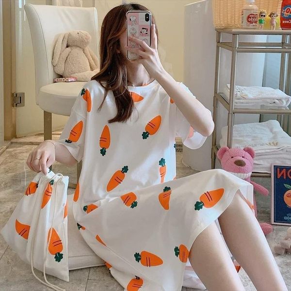 short sleeve cotton night gowns women sleepwear summer cartoon nightgowns home wear girls sleep lounge sleeping dress, Black;red
short sleeve cotton night gowns women sleepwear summer cartoon nightgowns home wear girls sleep lounge sleeping dress, Black;red
